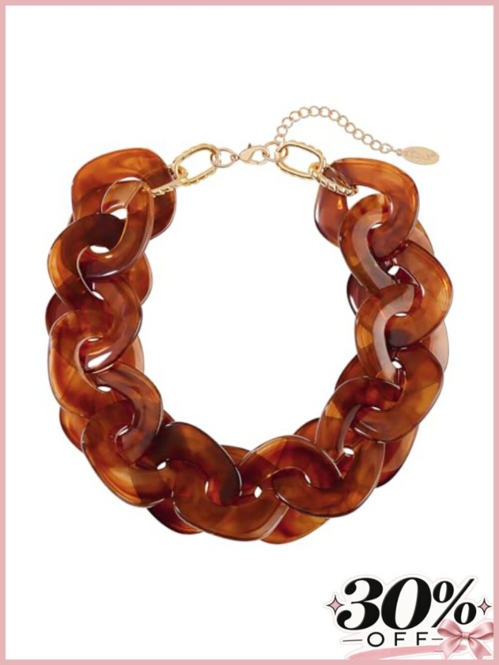 Chunky Acrylic Cuban Choker Necklace Bib Collar Statement Jewelry